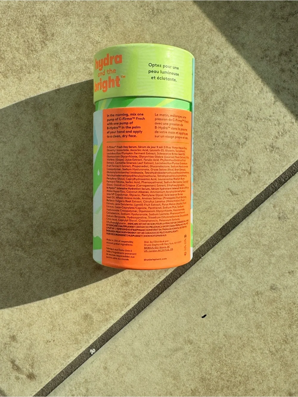 Hydra and the Bright Citrus Hydration Set - Green/Peach